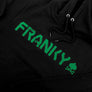 Hoodie with FRANKY Logo green
