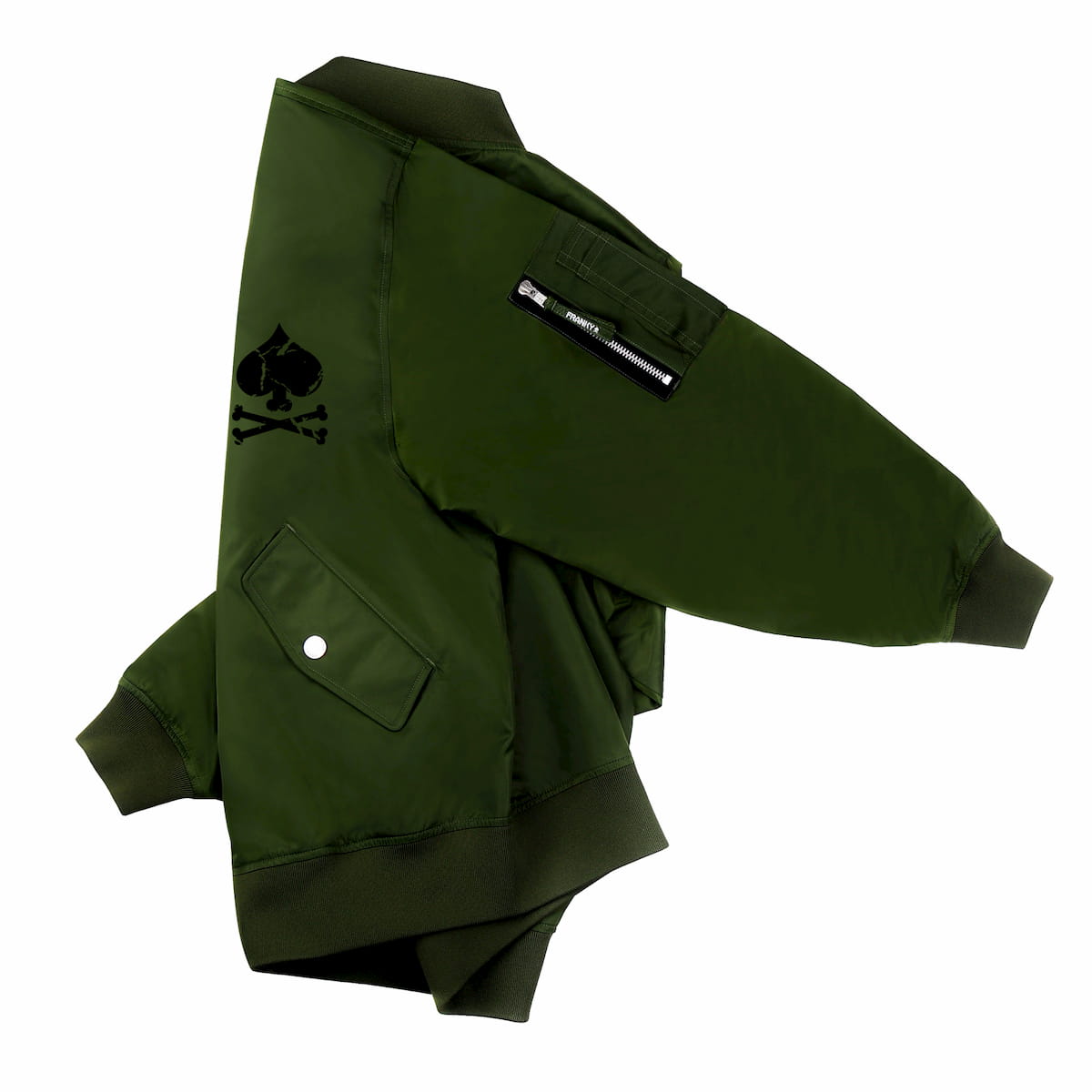 Jacket with Spade Logo Franky Spade AG