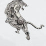 T-Shirt with Robot Tiger