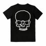 T-Shirt with Skull on Back