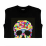 T-Shirt long arm with Skull SKC2