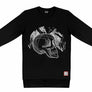 T-Shirt long arm with Skull SKS15
