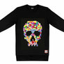 T-Shirt long arm with Skull SKC2