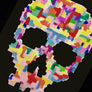 T-Shirt long arm with Skull SKC2