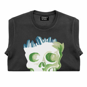 T-Shirt long arm with Skull SKC1