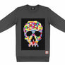 T-Shirt long arm with Skull SKC2