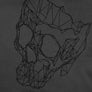 T-Shirt long arm with Skull SKS13