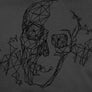 T-Shirt long arm with Skull SKS17