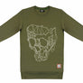 T-Shirt long arm with Skull SKS13