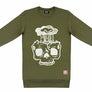 T-Shirt long arm with Skull SKS12