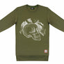 T-Shirt long arm with Skull SKS15