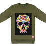 T-Shirt long arm with Skull SKC2