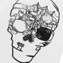 T-Shirt with Skull SKS16