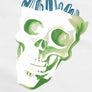 T-Shirt long arm with Skull SKC1