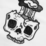T-Shirt long arm with Skull SKS12