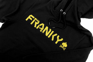 Kapuzenpullover mit FRANKY-Logo gold