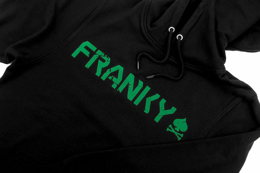 Hoodie mit FRANKY-Logo grün
