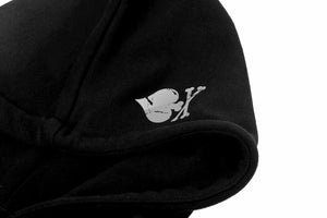 Hoodie mit FRANKY-Logo in Silber