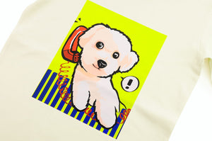 Extra langes T-Shirt mit Puppy