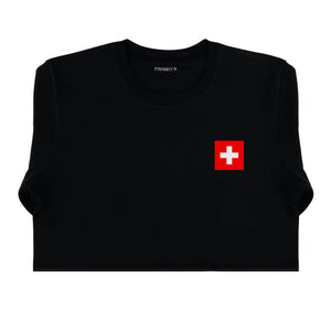 T-Shirt langarm Schweizer Skateboard-Nationalmannschaft