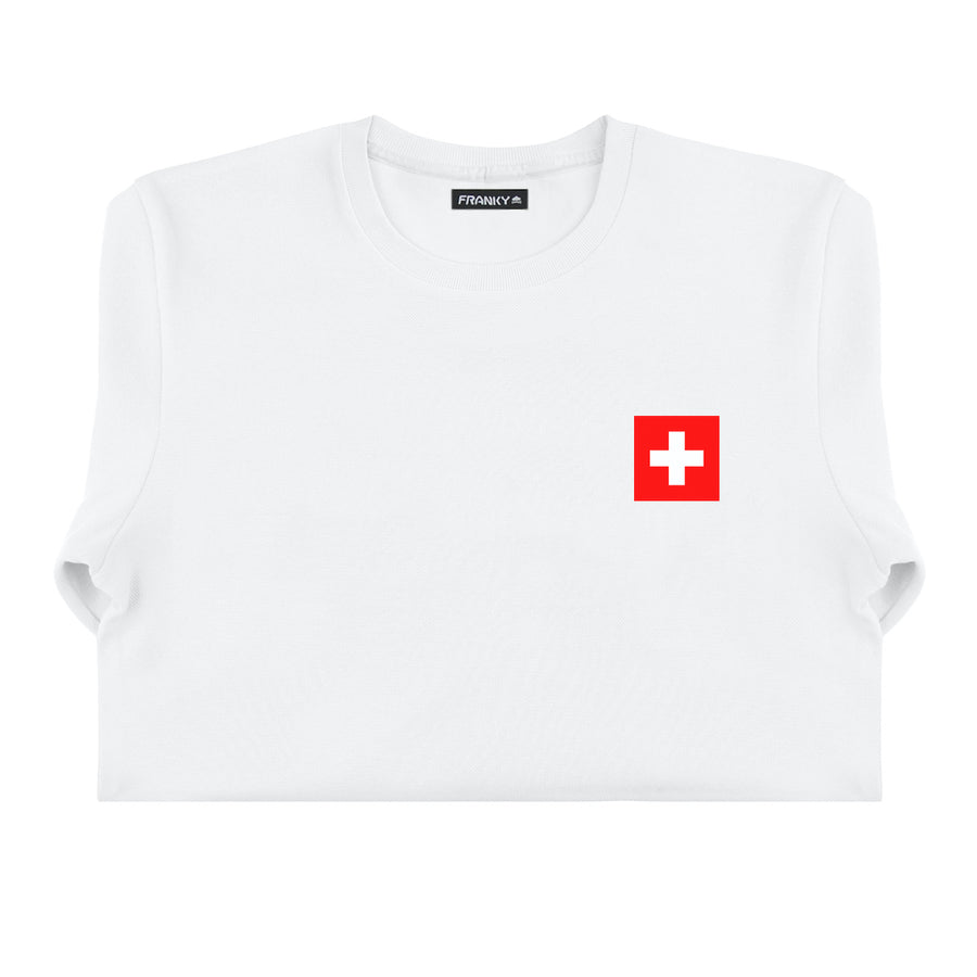 T-Shirt langarm Schweizer Skateboard-Nationalmannschaft