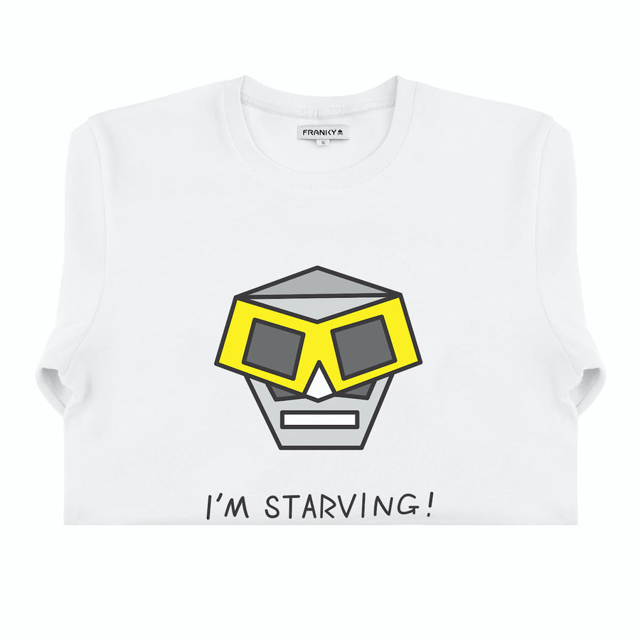 T-Shirt langarm mit Roboter