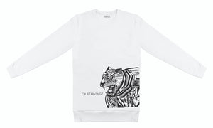 T-Shirt langarmig mit Tiger