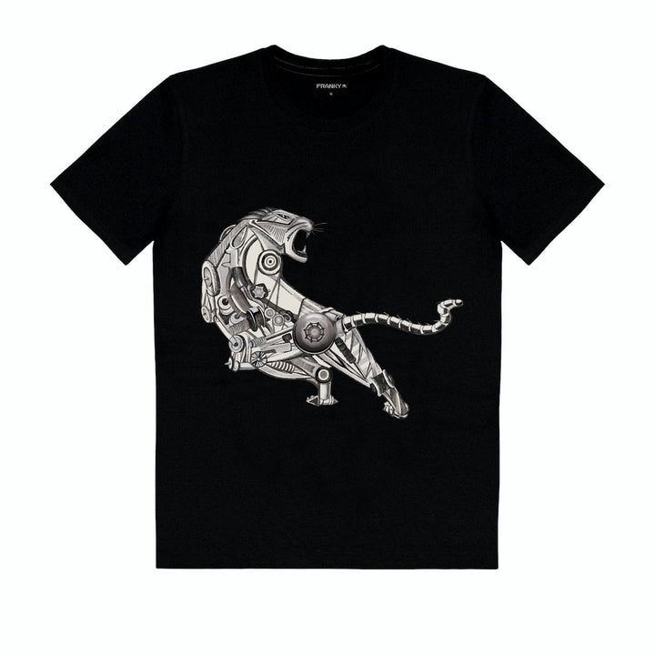 T-Shirt mit Roboter-Tiger