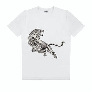 T-Shirt mit Roboter-Tiger