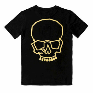T-Shirt mit Totenkopf auf dem Rücken