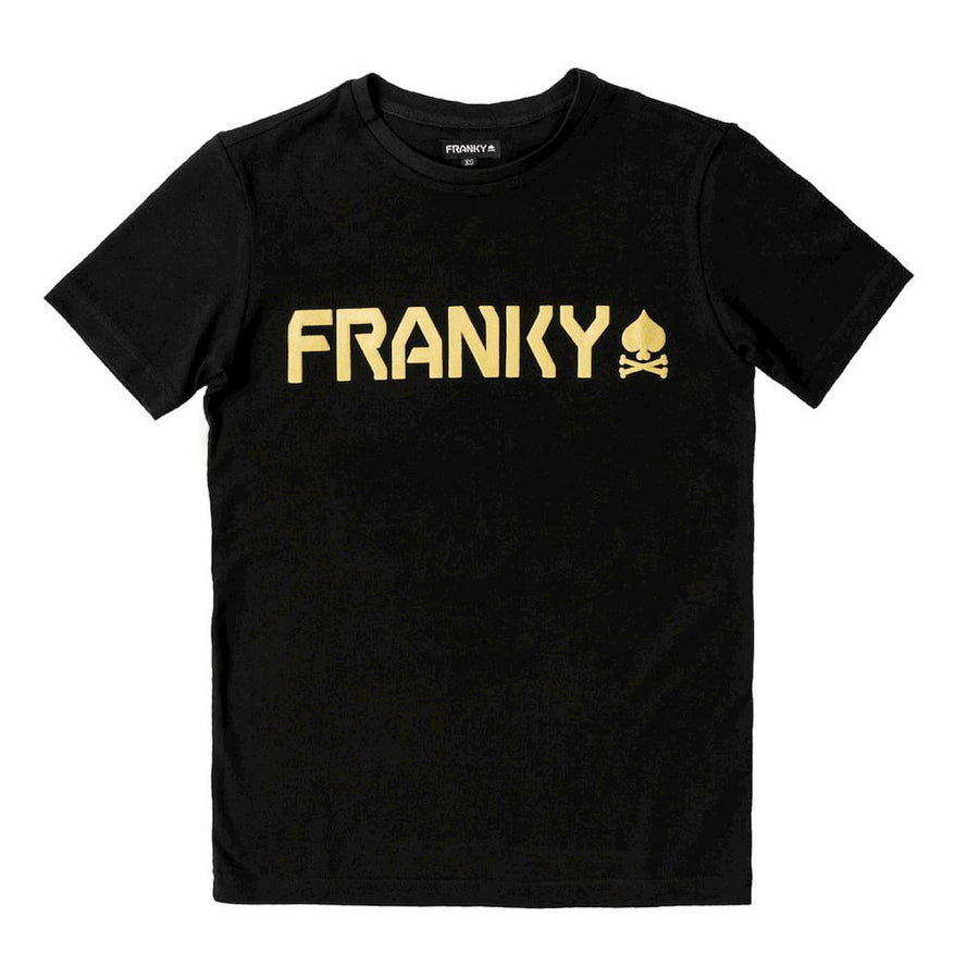 T-Shirt mit Totenkopf auf dem Rücken