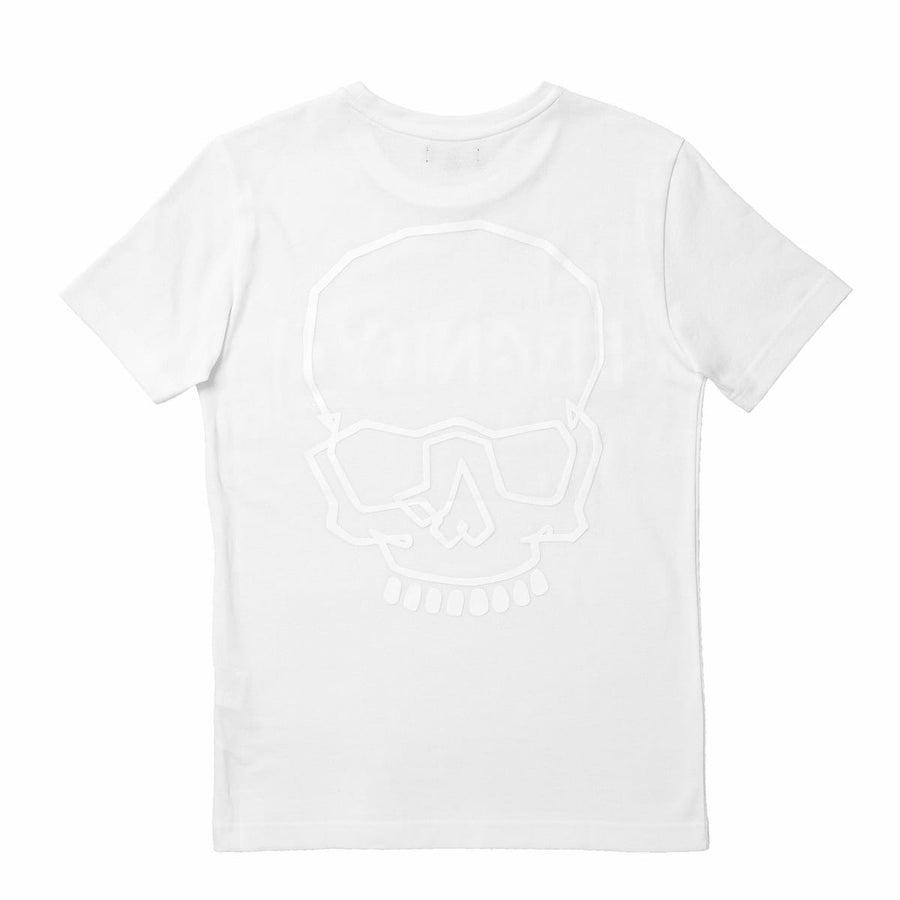 T-Shirt mit Totenkopf auf dem Rücken