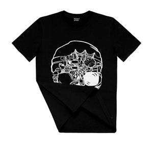 T-Shirt mit Totenkopf SKS16