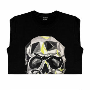 T-Shirt langarmig mit Totenkopf SKC3