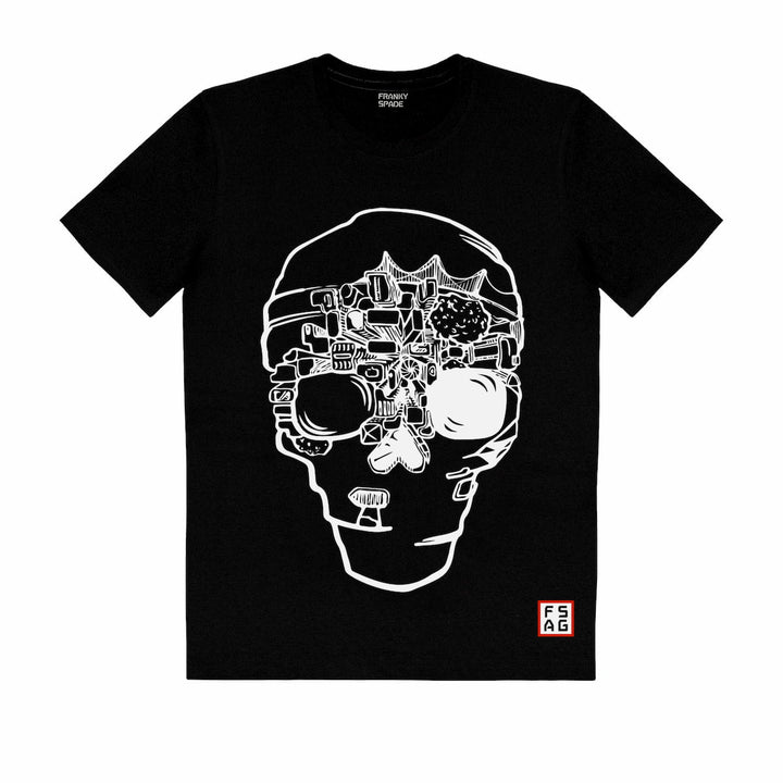 T-Shirt mit Totenkopf SKS16