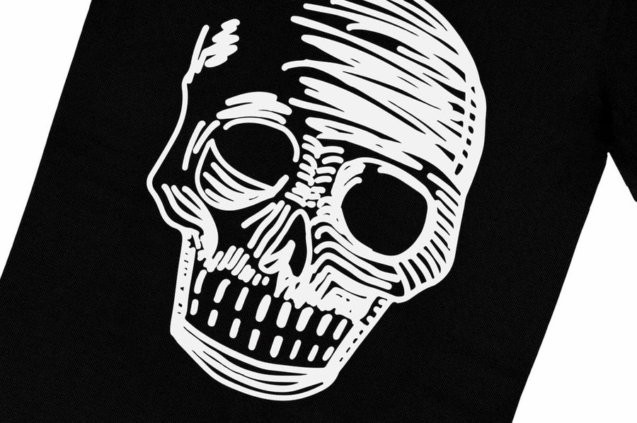 T-Shirt mit Totenkopf SKS11