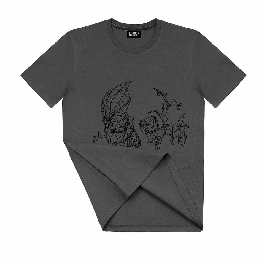 T-Shirt mit Totenkopf SKS17