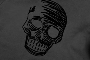 T-Shirt langarmig mit Totenkopf SKS11