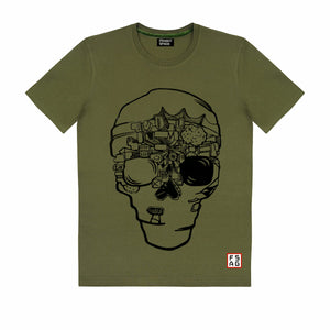 T-Shirt mit Totenkopf SKS16