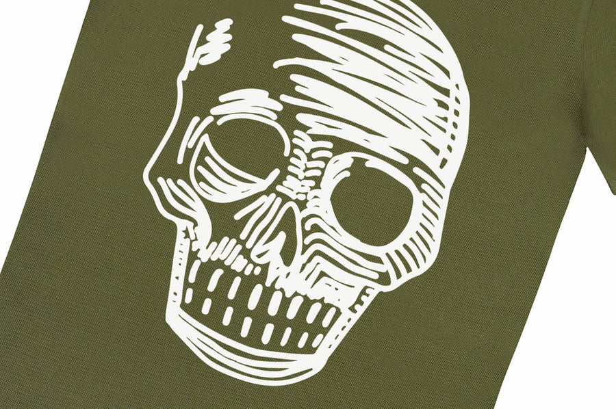 T-Shirt mit Totenkopf SKS11