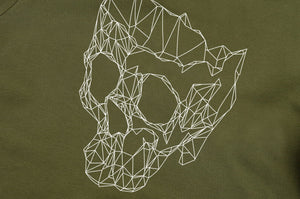 T-Shirt langarmig mit Totenkopf SKS13