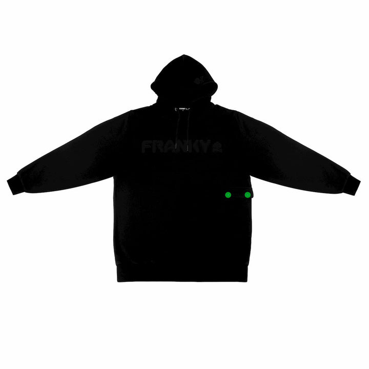Hoodie with FRANKY Logo black