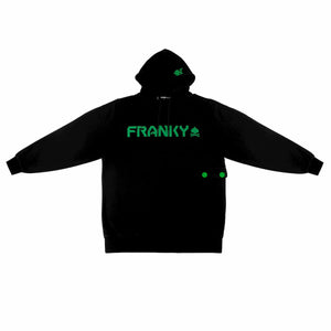 Hoodie with DJ Skull on back