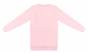 T-Shirt long arm Baby Shark "Logoline" baby pink