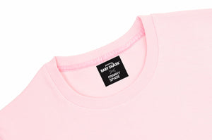 T-Shirt long arm Baby Shark "Logoline" baby pink