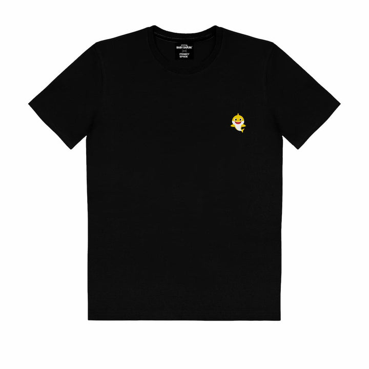 T-Shirt Baby Shark "Logoline" black
