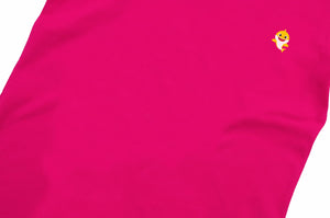 T-Shirt Baby Shark "Logoline" cherry pink