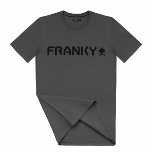Extra long T-shirt with plain Logo