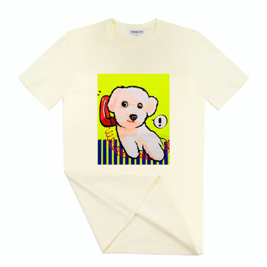 Extra long T-Shirt with Puppy