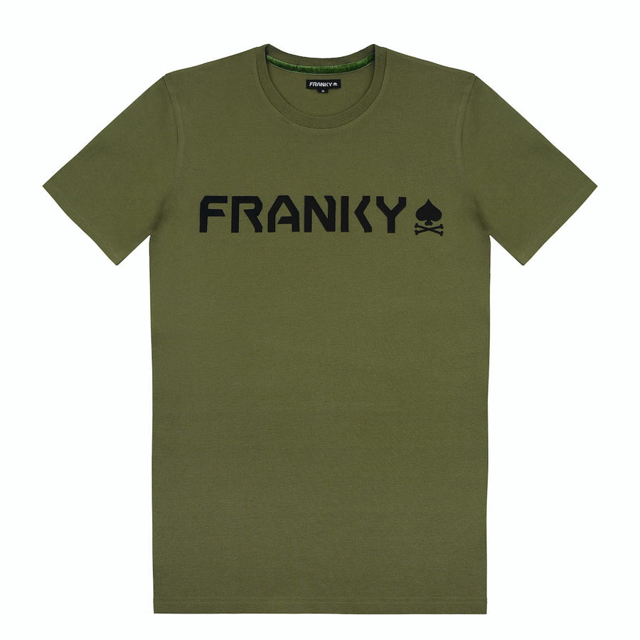 Extra long T-shirt with plain Logo